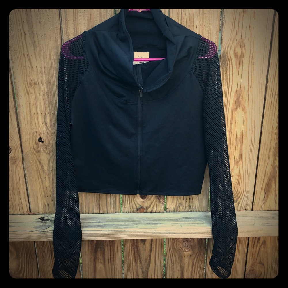 Demi Lovato Fabletics Mesh Jacket Size Large